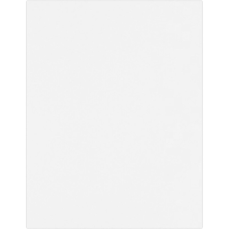JAM PAPER 8.5" x 11" Premium Cardstock, 110lb, White, 50/pack  (81211-C-WPC-50) image 1