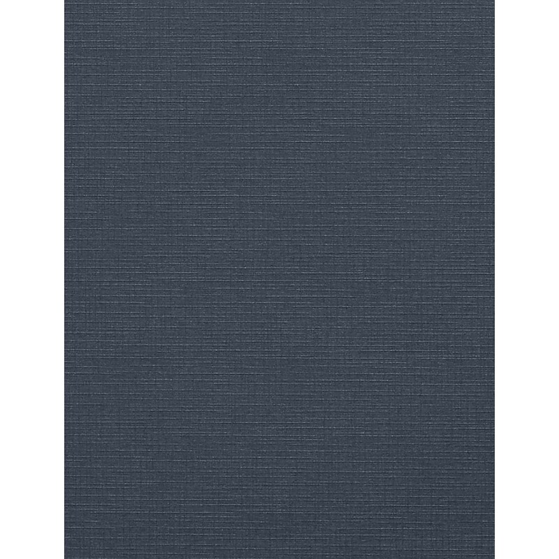 JAM Paper 100 lb. 8.5" x 11" Cardstock, Nautical Blue Linen, 50/pack  (81211-C-BULI-50) image 1