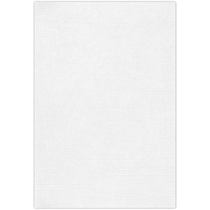 JAM Paper 13" x 19" Multipurpose Paper, White Linen, 50/Pack (1319-P-WLI-50) image 1
