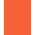 JAM PAPER 8.5” x 11” Cardstock, 100lb, Tangerine, 50/pack  (81211-C-112-50)