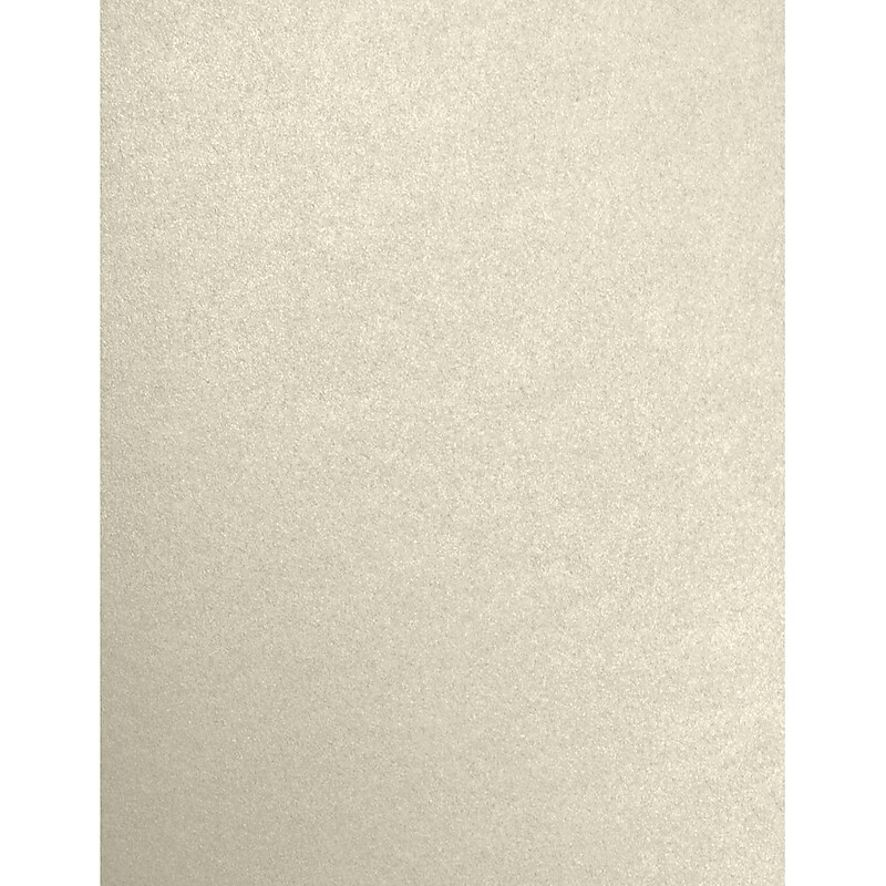JAM PAPER 8.5” x 11” Cardstock, 100lb, Opal Metallic, 50/pack  (81211-C-208-50) image 1