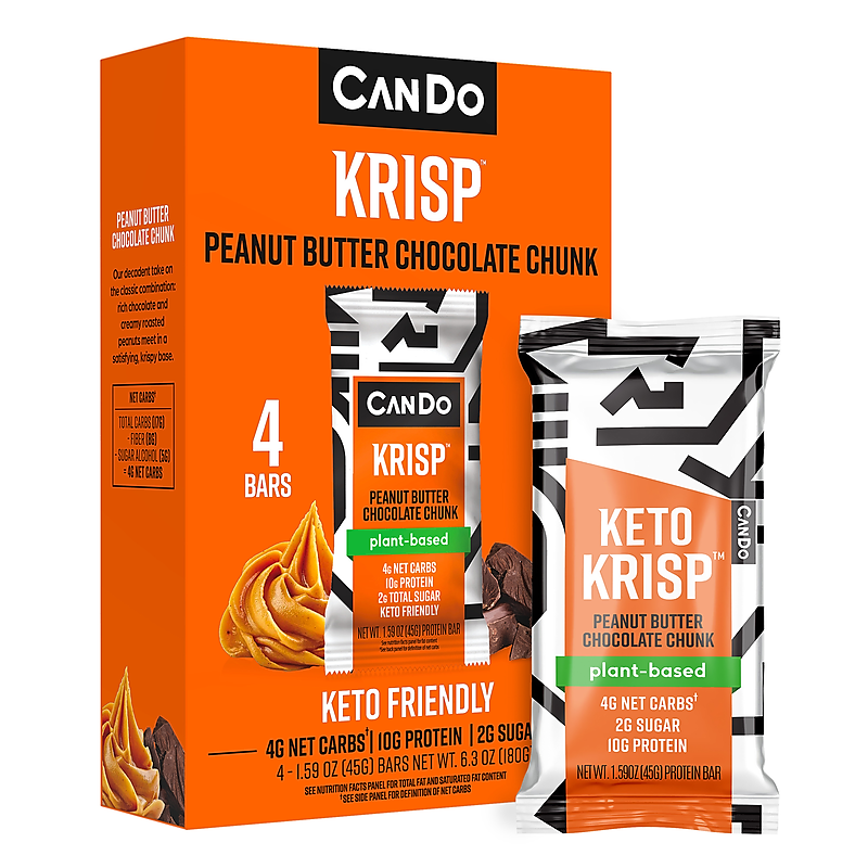 CanDo Peanut Butter Chocolate Chunk Granola Bar, 4 Bars/Box 4/Box (367-00002) image 1