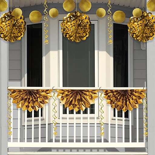 Shop Staples for Creative Converting Gold Foil Party Decorations Kit