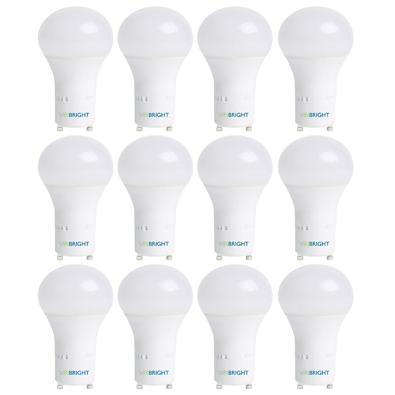 Viribright 8-Watts Cool White LED Household Bulb, 12/Pack (2959) image 1