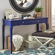 HomeBelle Twilight Blue Finish Writing Desk (78E714ATB3A)