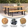 Flash Furniture Rafe Commercial Grade Indoor/Outdoor Dining Table (TTTT011221ANAT)~#|#~sp208455558_sc7