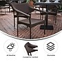 Flash Furniture Jace 34"H Espresso PE Rattan Wicker Commercial Grade Stacking Patio Chair, 4/Pack (4TTTT002ESP)~#|#~sp208458735_sc7