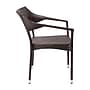 Flash Furniture Jace 34"H Espresso PE Rattan Wicker Commercial Grade Stacking Patio Chair, 4/Pack (4TTTT002ESP)~#|#~sp208458742_sc7