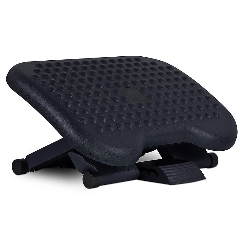 Mount-It! Tilt Adjustable Footrest, Black (MI-7801) image 1