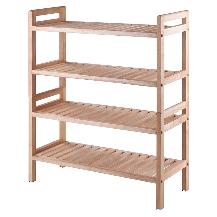 ②WWW_RACK WHAT WE WANT Amazon.com: Varhomax White Shoe Rack, Bamboo Shoe Rack Organizer