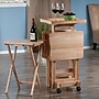 Winsome Isabelle 19" x 16" Wooden Folding Table Set, Natural (42820)~#|#~sp20864860_sc7