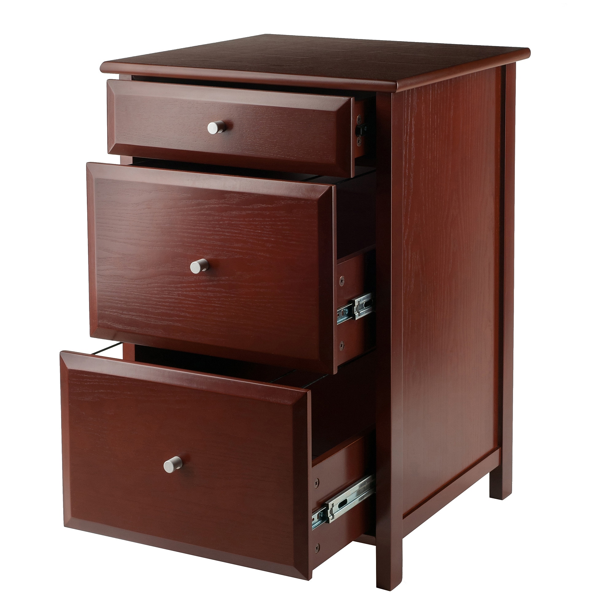 Winsome Delta File Cabinet, Walnut (94321) Sansujyuku sansujyuku.com