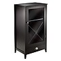 Winsome Bordeaux Modular Wine Cabinet with X-Panel, Dark Wood (92442)~#|#~sp20865116_sc7