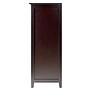 Winsome Bordeaux Modular Wine Cabinet with X-Panel, Dark Wood (92442)~#|#~sp20865119_sc7