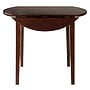 Winsome Clayton 36" Round Drop Leaf Table, Walnut (94436)~#|#~sp20865177_sc7