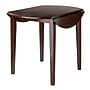 Winsome Clayton 36" Round Drop Leaf Table, Walnut (94436)~#|#~sp20865181_sc7