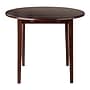 Winsome Clayton 36" Round Drop Leaf Table, Walnut (94436)~#|#~sp20865183_sc7