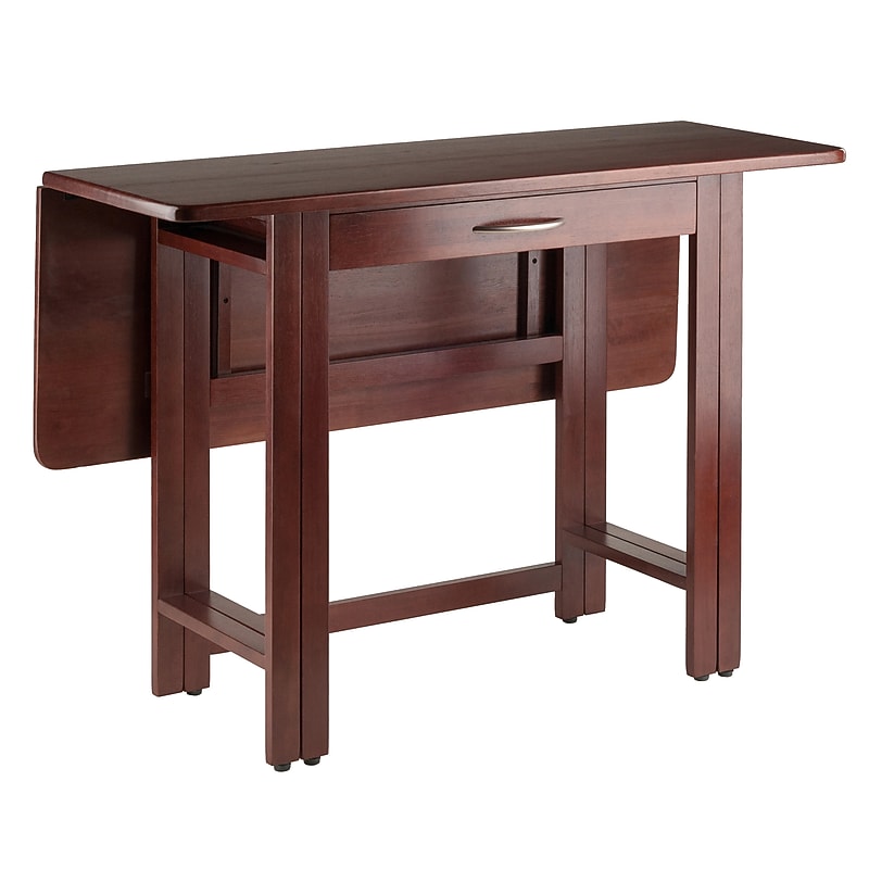 Winsome Taylor Drop Leaf Table, 30.51" x 41.73", Walnut (94145) image 1
