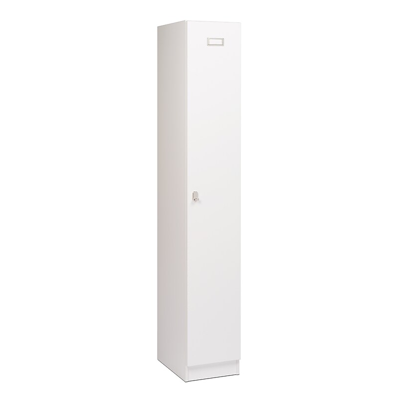 Prepac Elite Single Tier Locker, White (WSLS-0601-1) image 1