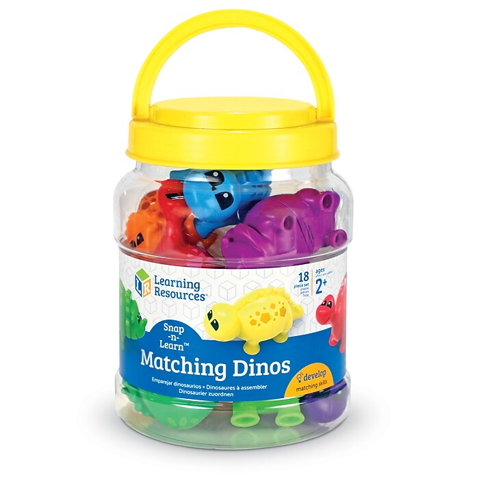Learning Resources Snap-n-Learn Matching Dinos (LER6708) | Staples