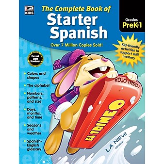 Complete Book of Starter Spanish, Grades Preschool - 1 Paperback (704928)