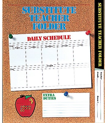 UPC 013587101442 product image for Instructional Fair Folder Elementary Substitute Teacher Folder Grades K - 6 24 p | upcitemdb.com