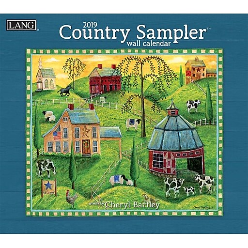 Lang Country Sampler 2019 Wall Calendar (19991001906) Staples