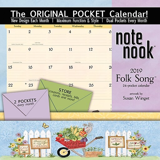 Wells St By Lang Folk Song 2019 Note Nook (19997007207) at Staples
