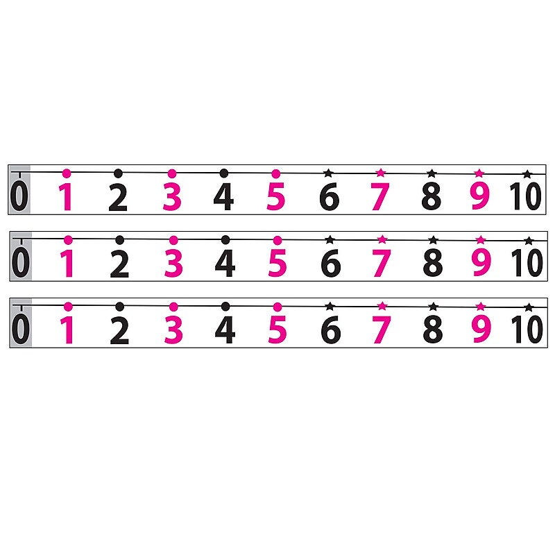 Ashley Productions Magnetic Number Line,20 to 120, Pack of 3 (ASH11300-3) image 1