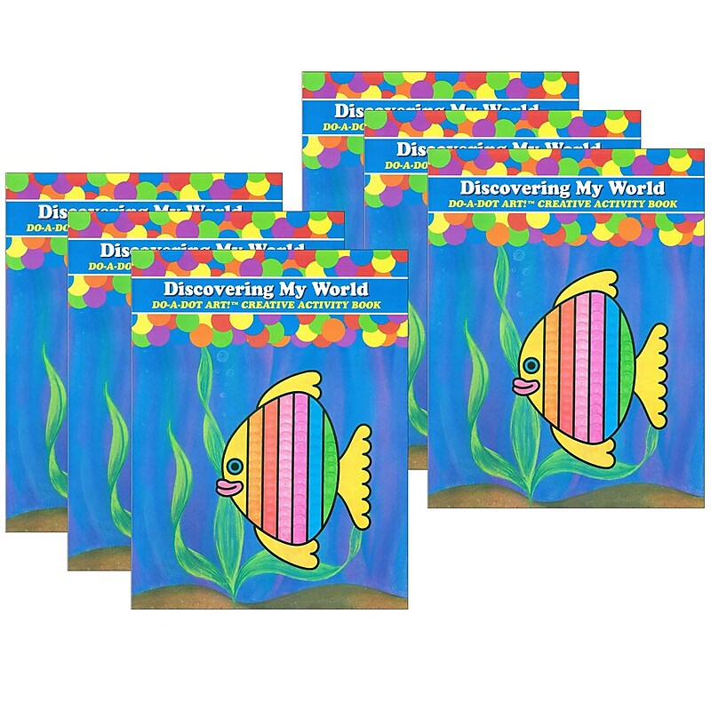 Do-A-Dot Art! Discovering My World Creative Art & Activity Book, Pack of 6 (DADB330-6) image 1