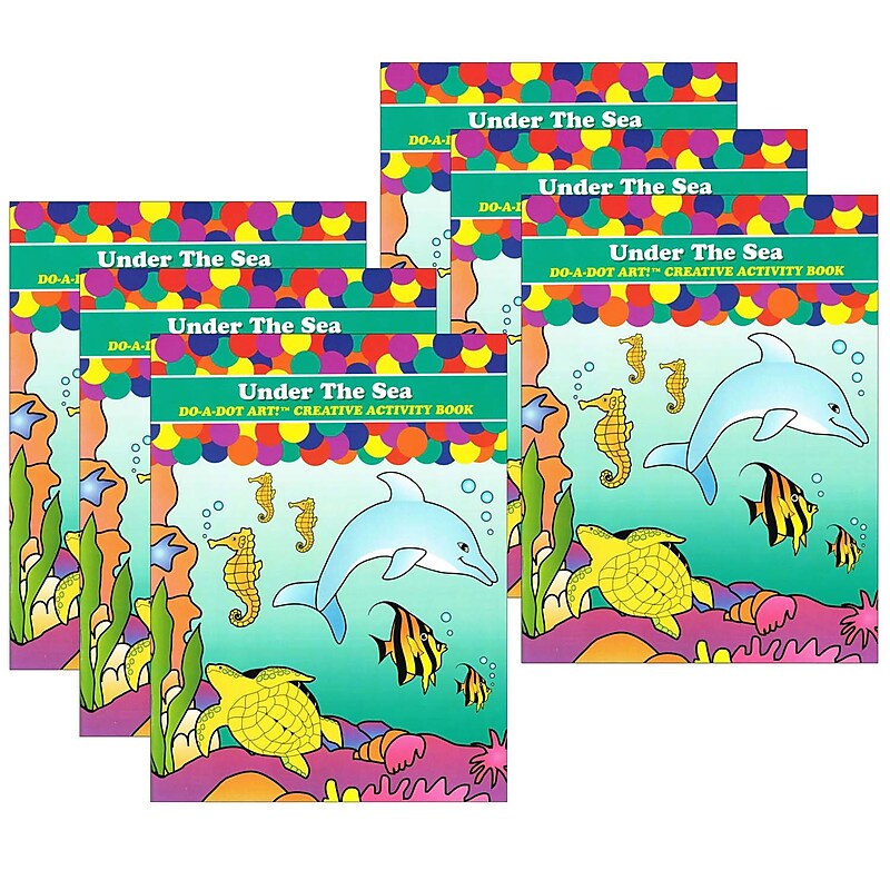 Do-A-Dot Art! Under the Sea Creative Art & Activity Book, Pack of 6 (DADB372-6) image 1