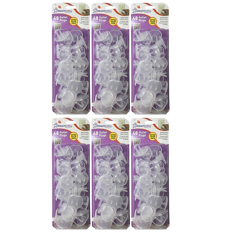 Dreambaby Outlet Covers, 48 Per Pack, 6 Packs (DB-L8401-6) image 1