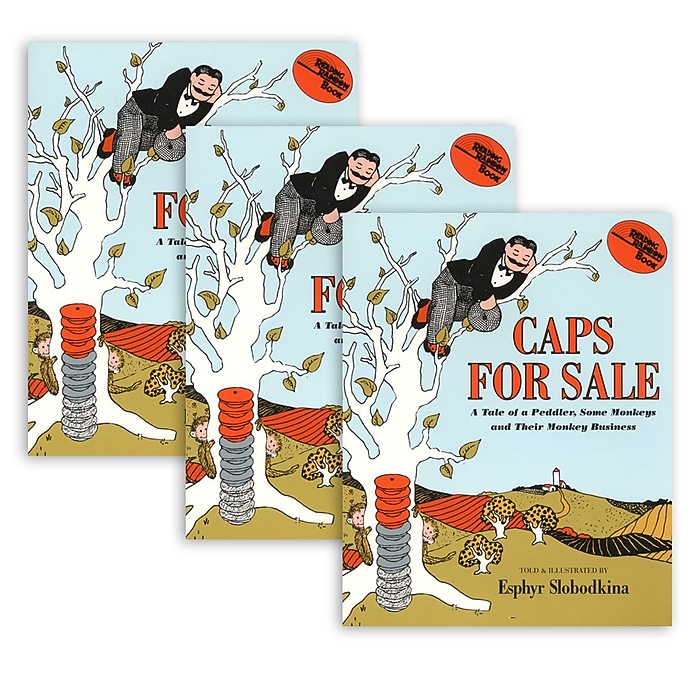 Caps for Sale by Esphyr Slobodkina, Pack of (HC-0064431436-3