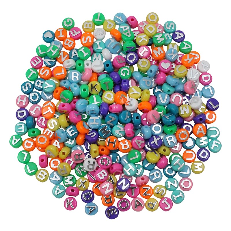 Hygloss ABC Beads, Colored, 300/Pack, 3 Packs (HYG69300-3) image 1