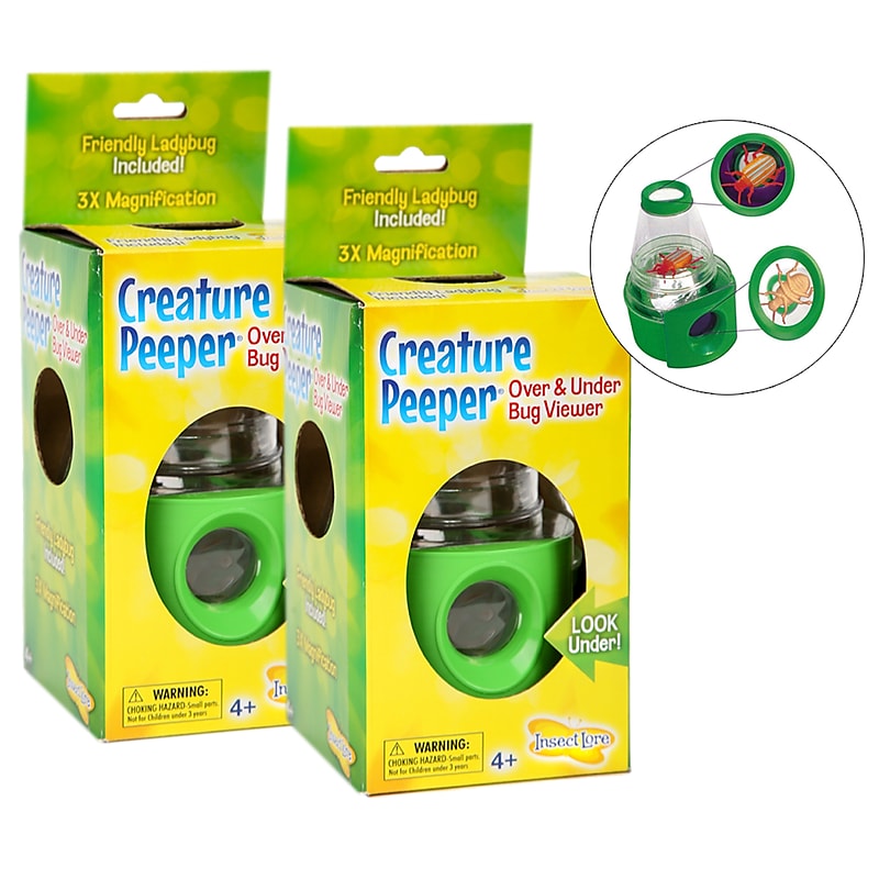 Insect Lore Creature Peeper Above-Below 3D View, Pack of 2 (ILP2770-2) image 1