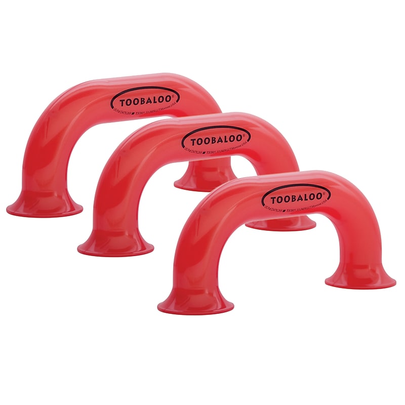 Learning Loft Toobaloo Phone Device, Red, Pack of 3 (LF-TBL01R-3) image 1