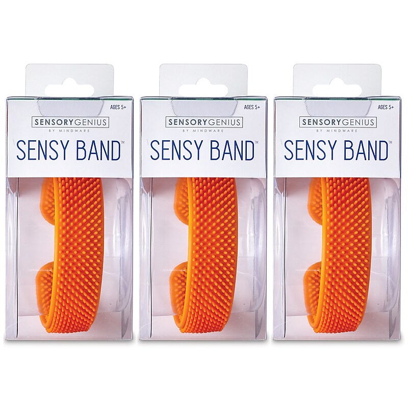 Sensory Genius Sensy Band Fidget Wristband, Pack of 3 (MWA13785006-3) image 1