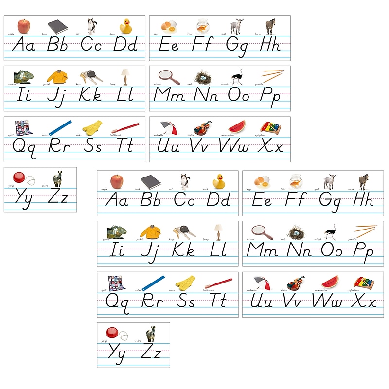 North Star Teacher Resources Photo & Modern Manuscript Alphabet Lines Bulletin Board Set, 2 Sets (NST9010-2) image 1