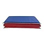 KinderMat 3-Fold Vinyl Basic Mat, 45" x 19", Red/Blue with Gray Binding, 2/Bundle (PZ-KM110-2)~#|#~sp209826121_sc7
