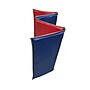 KinderMat 3-Fold Vinyl Basic Mat, 45" x 19", Red/Blue with Gray Binding, 2/Bundle (PZ-KM110-2)~#|#~sp209826246_sc7