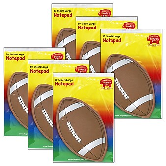 Creative Shapes Memo Pad, 50 Sheets, Pack of 6 (SE-53-6)