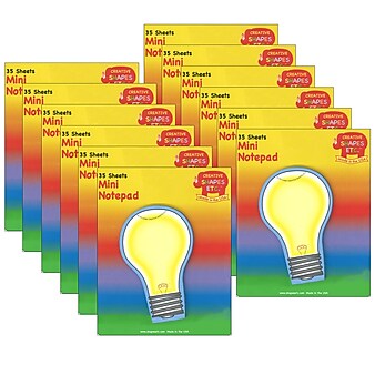 Creative Shapes Memo Pad, 35 Sheets, Pack of 12 (SE-791-12)
