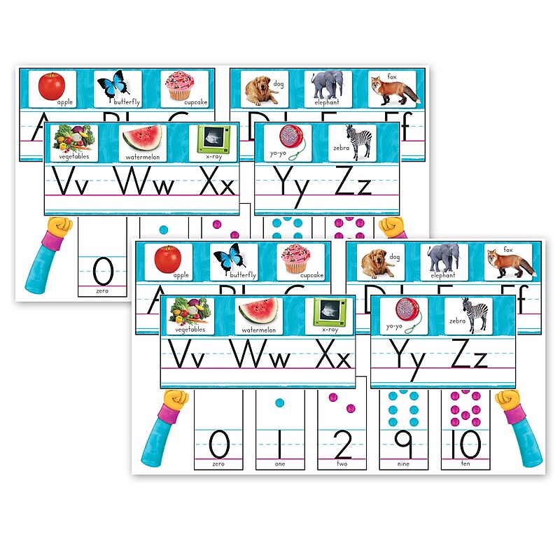 TREND Color Harmony Photo Alphabet Bulletin Board Set, 2 Sets (T-8431-2) image 1