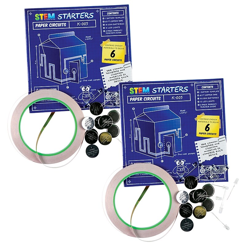 Teacher Created Resources STEM Starters Set, Paper Circuits, Pack of 2 (TCR20882-2) image 1