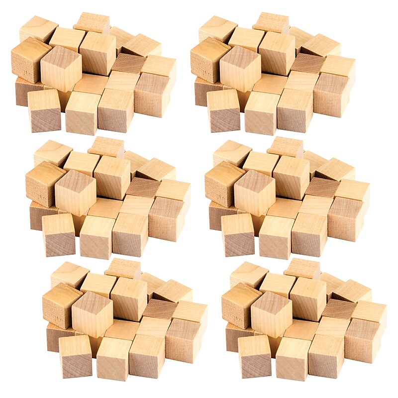 Teacher Created Resources STEM Basics: Wooden Cubes, 25 Per Pack, 6 Packs (TCR20941-6) image 1