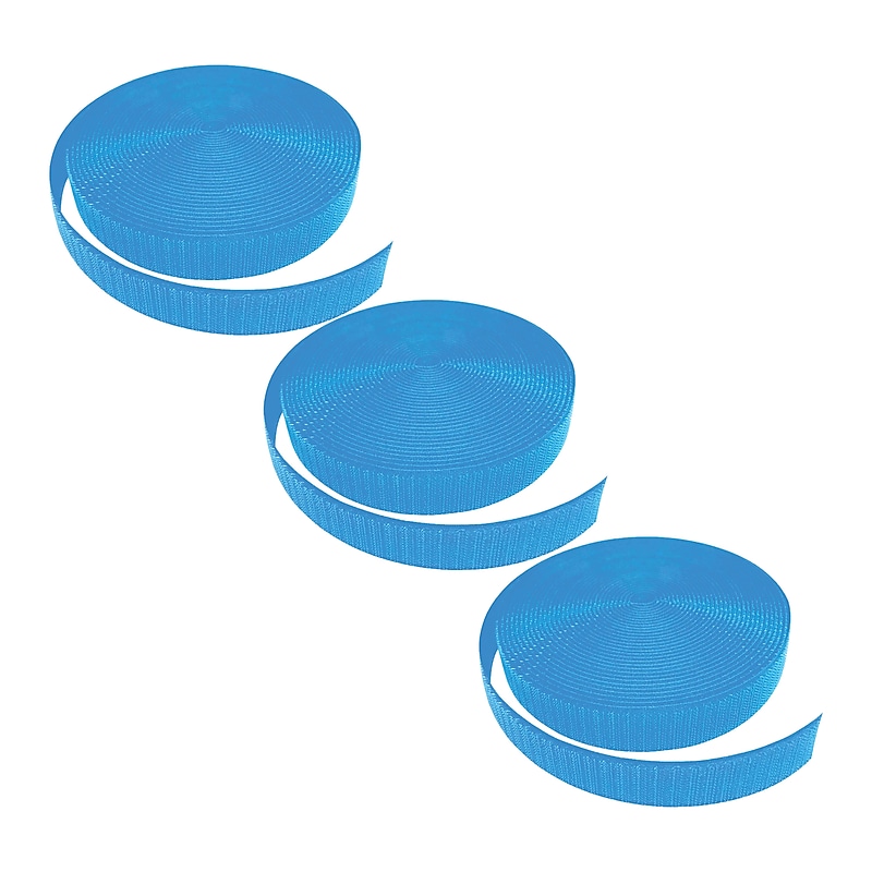 Teacher Created Resources® Spot On Aqua Carpet Marker Strip, 25 Feet, Pack of 3 (TCR77456-3) image 1