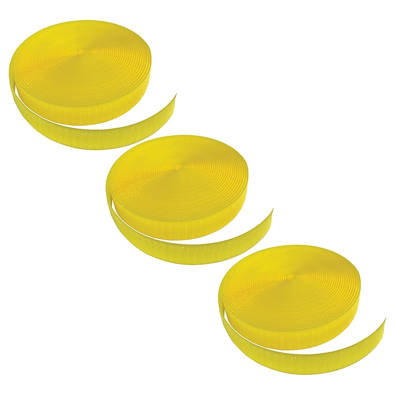 Teacher Created Resources® Spot On Yellow Carpet Marker Strip, 25 Feet, Pack of 3 (TCR77459-3) image 1