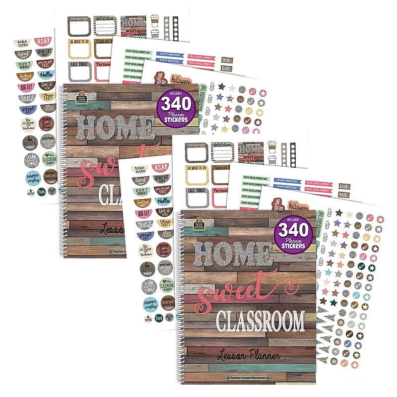 Teacher Created Resources® Home Sweet Classroom Lesson Planner, Pack of 2 (TCR8294-2) image 1