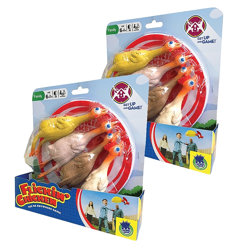 University Games Flickin' Chicken, Pack of 2 (UG-01057-2) image 1