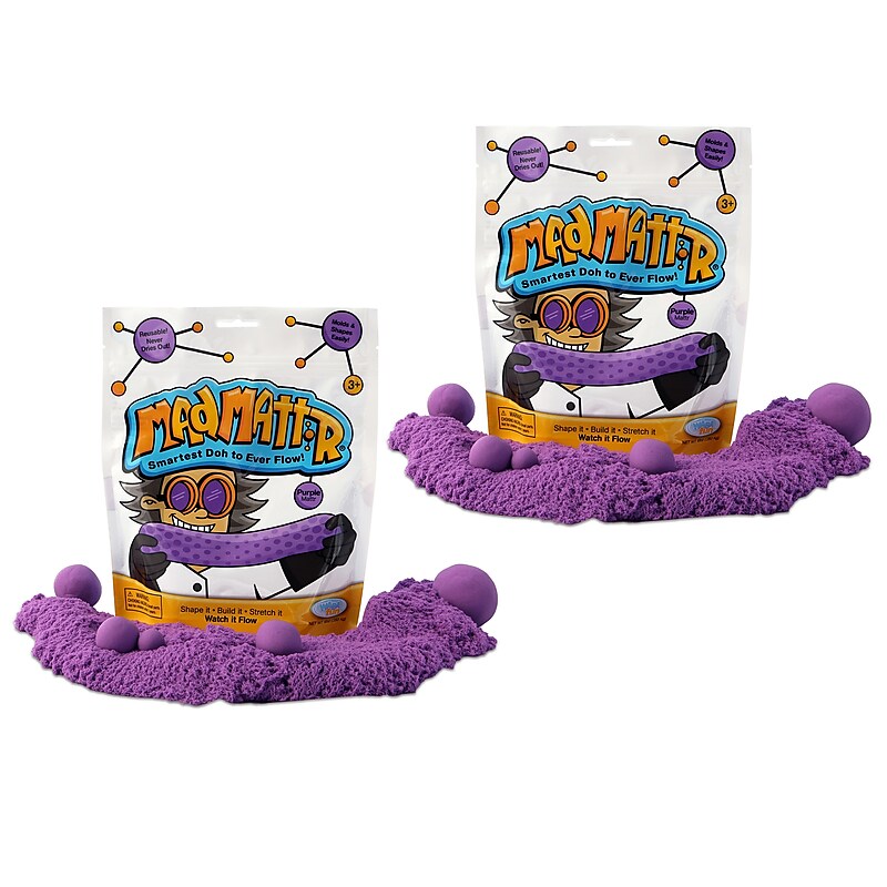 Relevant Play Mad Mattr, Purple, 10 oz. Per Pack, 2 Packs (WAB210500-2) image 1